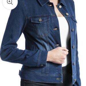 LIVERPOOL Dark Denim Jacket, No Distress, EUC, M, Classic & Timeless Fave!!